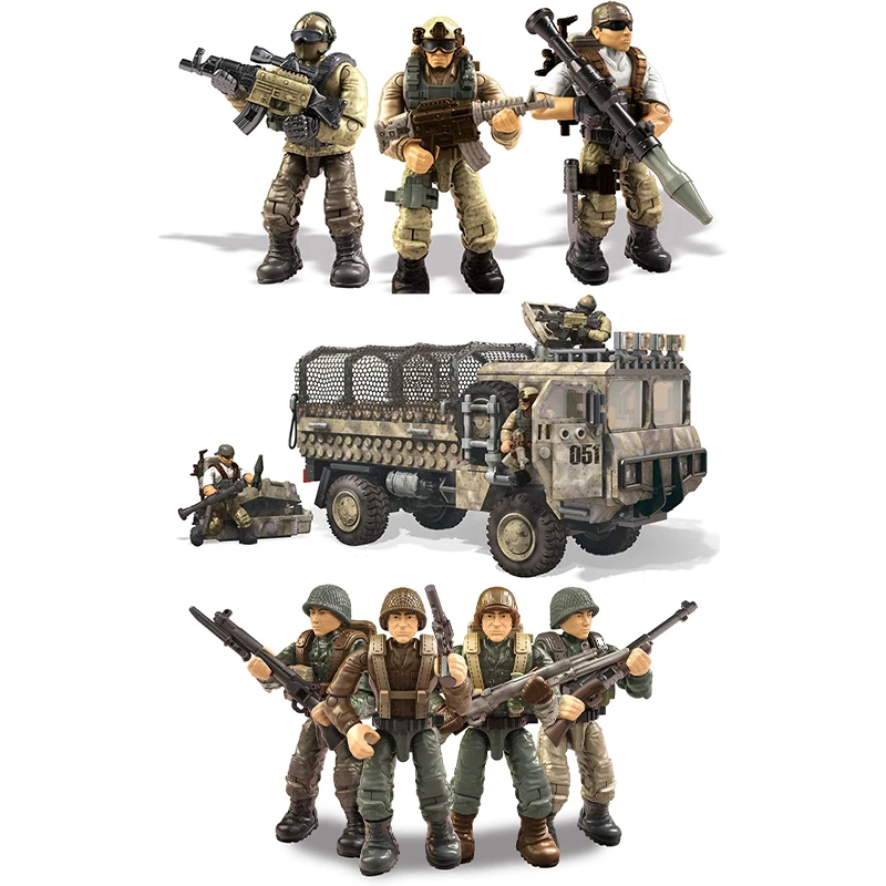 Mega Construx Call of Duty Anime Playsets Model Collectible Construction Sets Figurines Boys Toys Gift Mini Army Action Figure