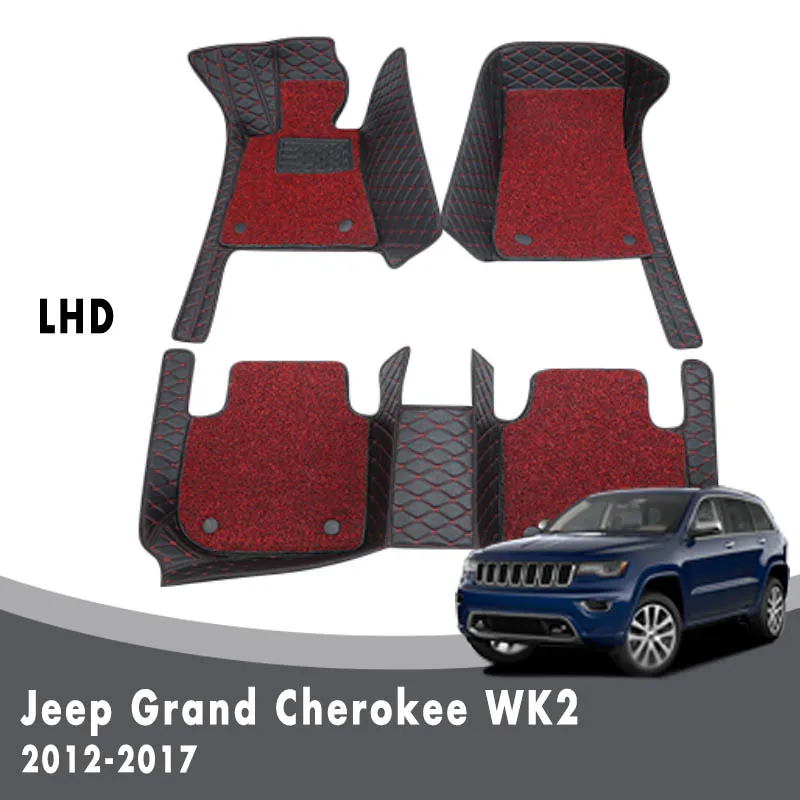 

Double Layer Wire Loop Carpets For Jeep Grand Cherokee WK2 2021 2020 2019 2018 2017 2016 2015 2014 2013 2012 Car Floor Mats Rugs