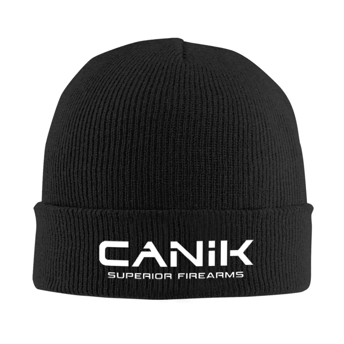 C-Caniks Firearms Arms Beanie Hats Trendy Caps Men Women Hippie Knitting Hat Autumn Winter Graphic Warm Soft Beanie Hat