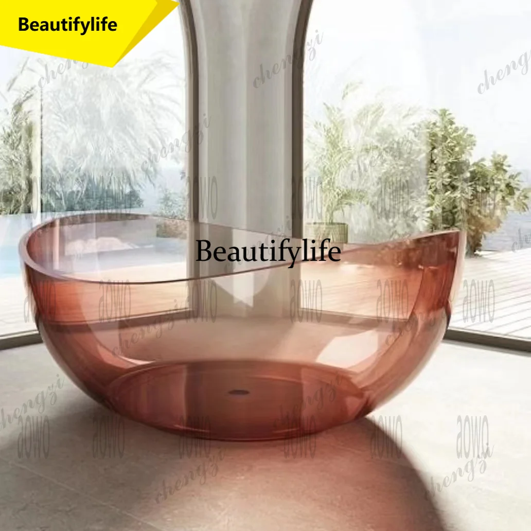 

H Clear Bath Tub Black Bathtub Custom Color Freestanding Tub Prefab Bath Soaking Bathtub and Hot Tubs 1700*750*550mm