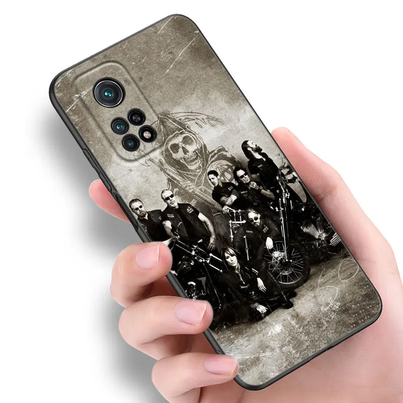 TV Show Sons of Anarchy Black Phone Case For Xiaomi Mi 9 SE 8 10 10T 11 12 13 Lite 9T 11T 12S 12T 13T 14 Pro 5G NE 11i 12X