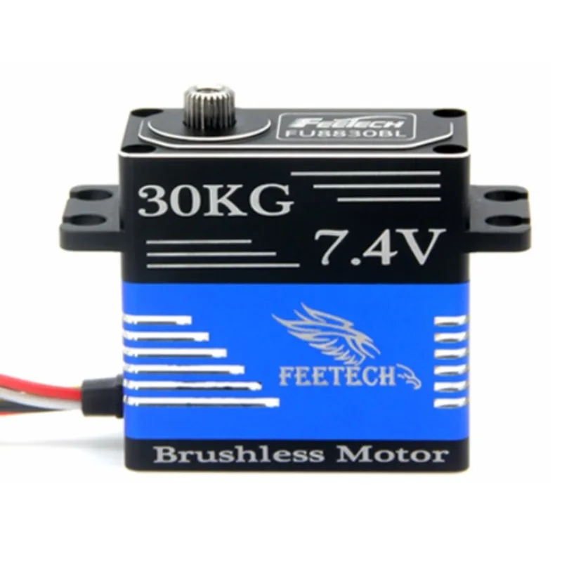 30Kg.cm UAVCAN Bus Servo protocolo de Control 7,4 V 120RPM engranaje de titanio Motor sin escobillas IP66 Servo Digital impermeable 180 RC Servo