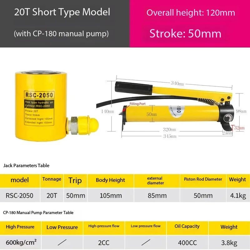 

Отдельный домкрат гидравлический 10 тонн 20 тонн 30 тонн Электрический ручной синхронный цилиндр Вертикальный и горизонтальный