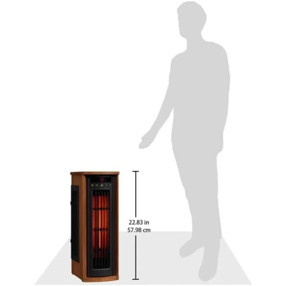 Electric Tower Heater, Oscillating Tower and Space Heater for Office or Large Room up to 1,000 Square Feet