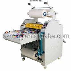 Semi-automatic Paper BOPP Film Laminator with Cutter, High Speed Equipment for Paper Packaging Wholesale