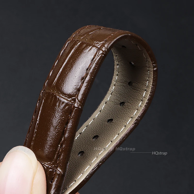 Leather Watchband for Men Women 12mm 14mm 16mm 18mm 19mm 20mm 21mm 22mm Watch Band Universal Replacement Leather Watch Strap