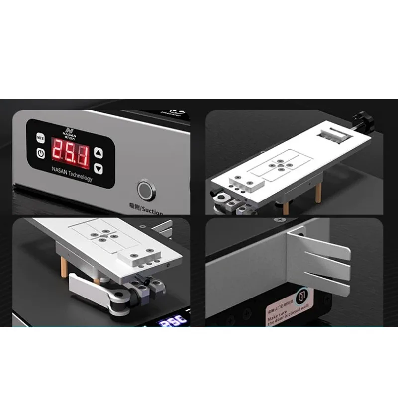 360° Rotatable LCD Screen Separator Machine Built-in Vacuum Pump Heating Plate for Phone Tablet Glass Removal Repair