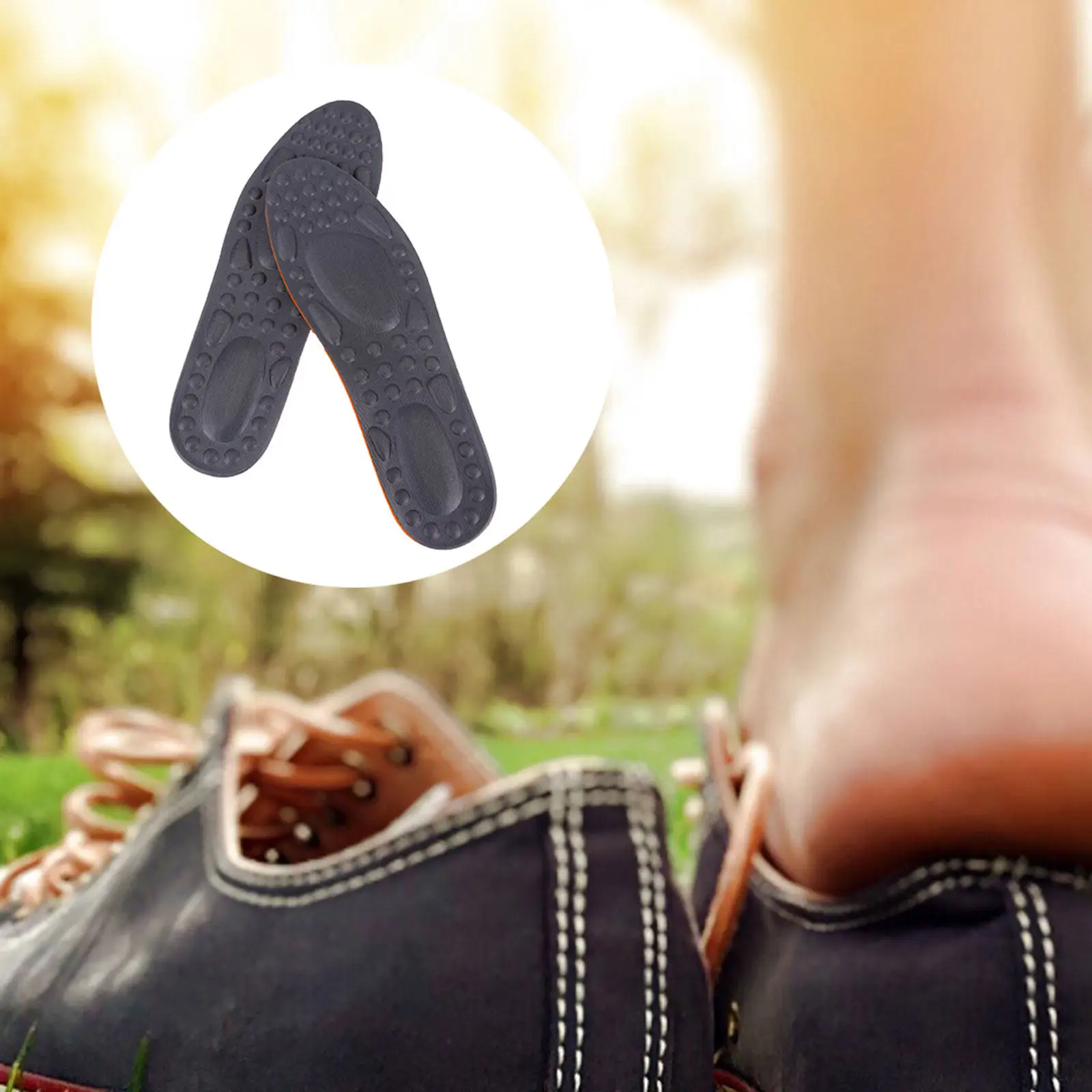 

2Pairs High-Elastic Insole Thicken Anti-Loose Shoe Bottom Sports Insole Comfortable Long-Term Wear Breathable Foot Alignment Pad