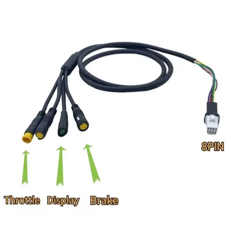 NEW-For Bafang Mid-Mounted Motor Replacement Parts- Main Line 1T4 M300/M400 M420/M620 Throttle 1T4C+ PT-1