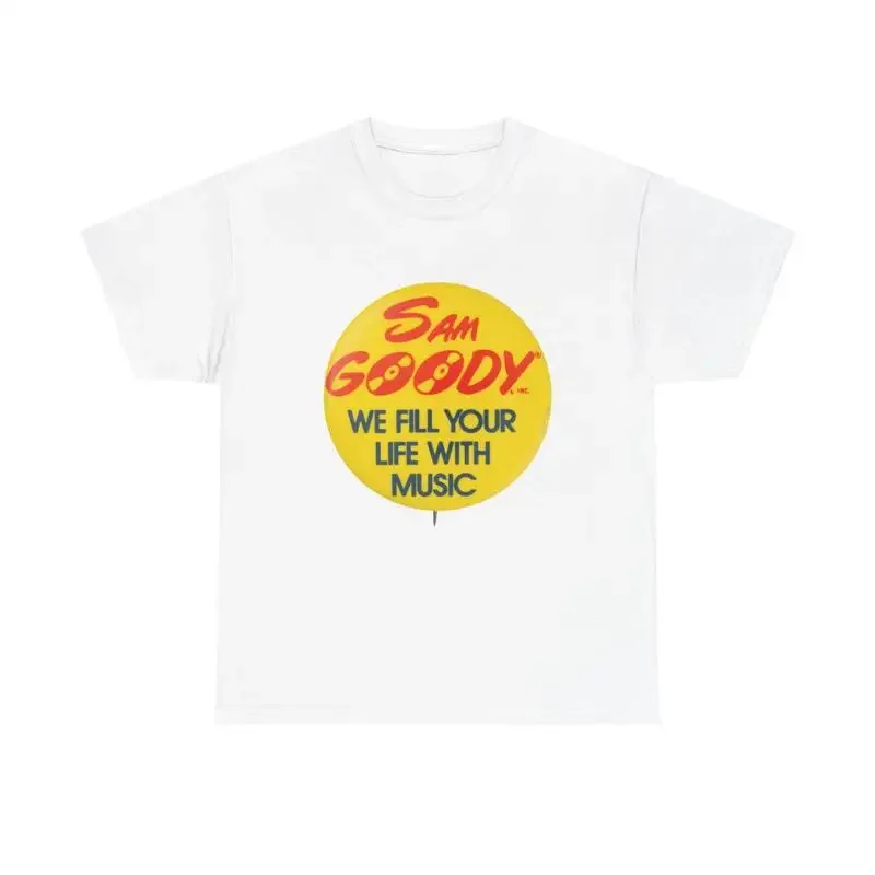 Sam Goody T Shirt Vintage Store Records Cds Retro Vibe Heavy Cotton