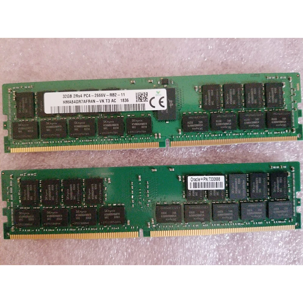 

1PCS RAM 32G 32GB DDR4 2666V ECC Server Memory HMA84GR7AFR4N-VK