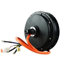 QS Brushless Hub Motor Ebike Motor 4000w 205 V3 72-96V Direct Drive Rear 155mm dropauts Freewheel Motor for Electric Bicycle