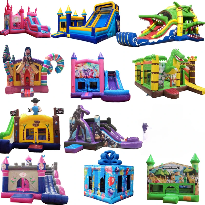 

FOR Outdoor Jumper Inflatable Adult Bouncer Pvc Traditional Castle Bounce House And Water Slide Party Rental With Blower