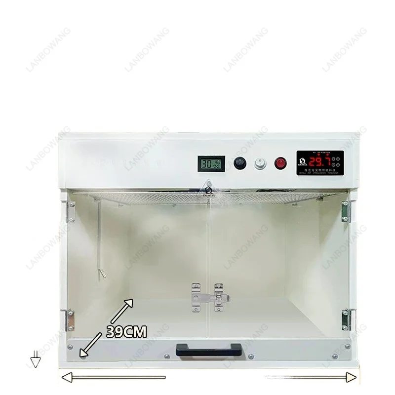 PVC Smart Pet Incubator Constant Temperature Brooder Box With Warm Air Ventilation System For Kitten Puppy
