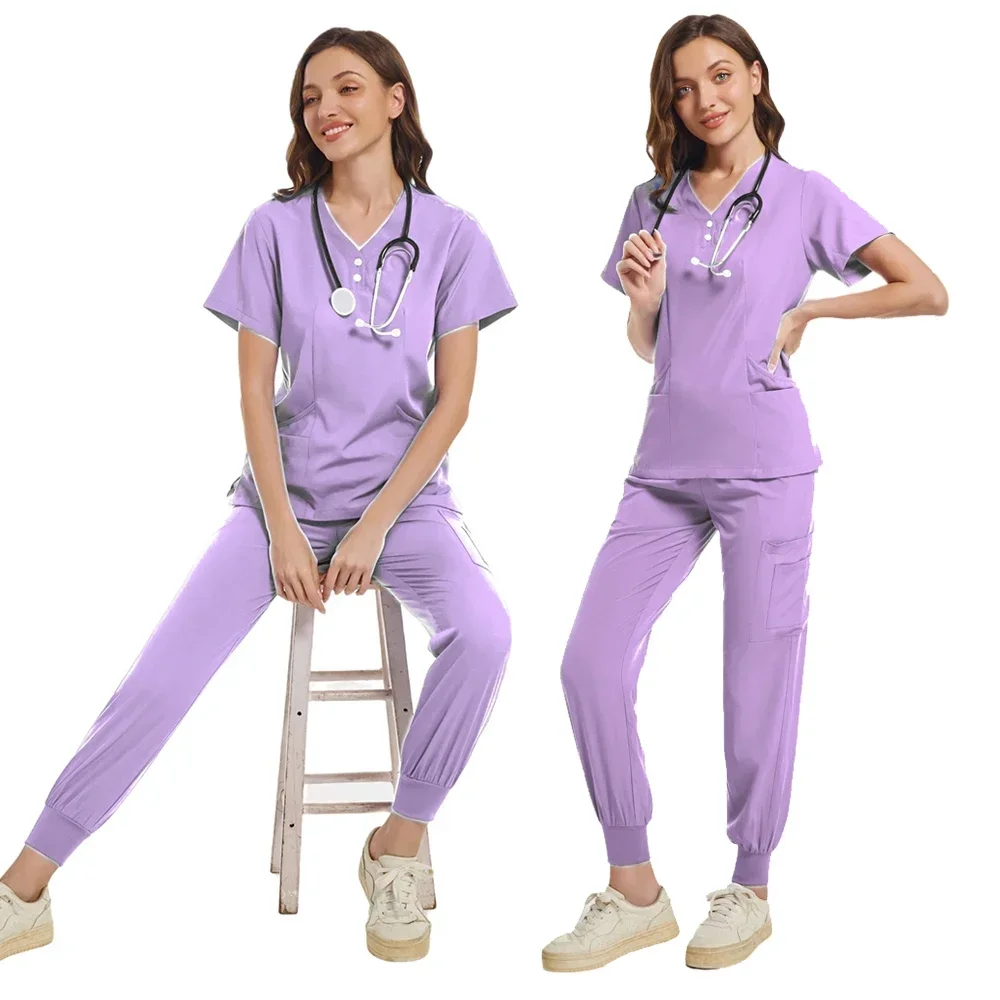 Summer Dental Surgery Suit Operating Room Doctor Uniform Pet Hospital Work Set Medical Supplies Scrub Nurse Accessories Workwear