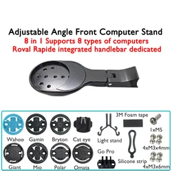 No Logo Adjustable Bicycle Mount For SL8/SL7 Computer Holder Stopwatch Mount GPS Bike Mount For Garmin Gopro Bryton Wahoo