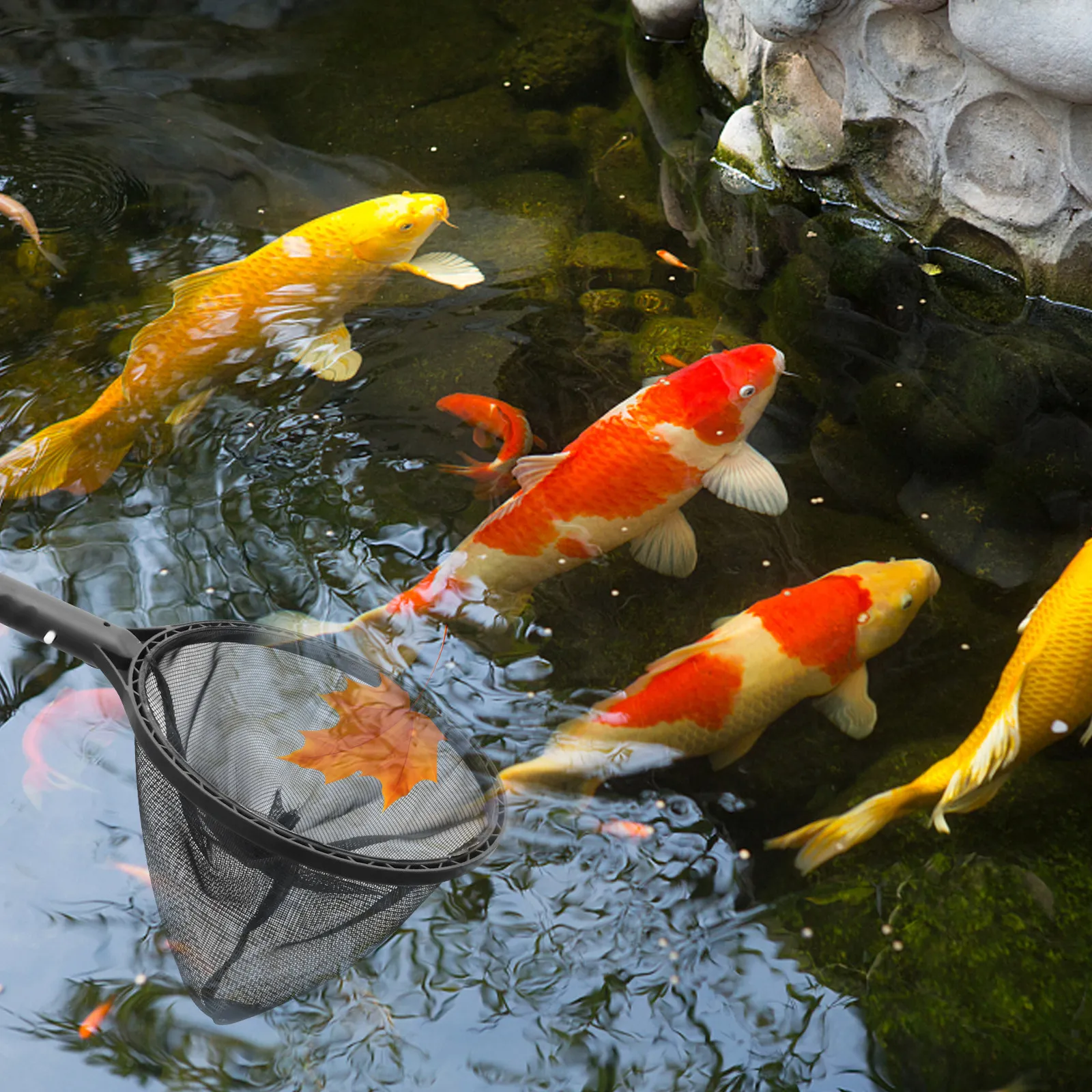 Pool Cleaning Net Fish Pond Mesh Skimmer Debris Halloween Christmas New Year Fine Mesh Pool Net Hot Tub Skimmer Net Compact