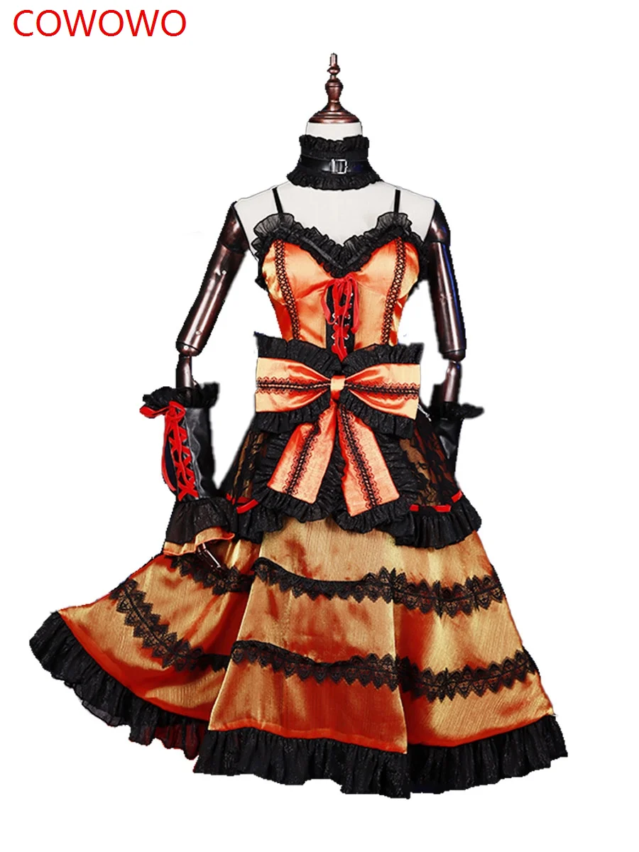 COWOWO Date A Live Tokisaki Kurumi Dress Cosplay Costume Cos Game Anime Party Uniform Hallowen Play Role Clothes Clothing