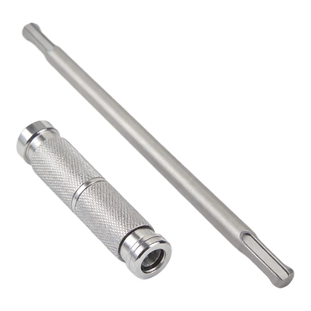For SDS Plus Rotary Hammers Quick Release Adapter 26*1cm High Carbon Steel Construction Two Groove Round Shank