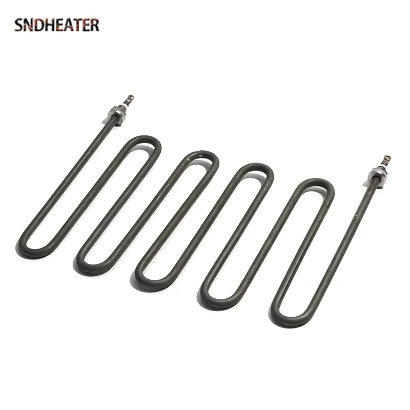 SNDHEATER 220V 3000W Oven Heating Element M14 Thread 8MM Green Tube 5U Electric Hot Air Heater Spare Parts 300x220MM for Stove