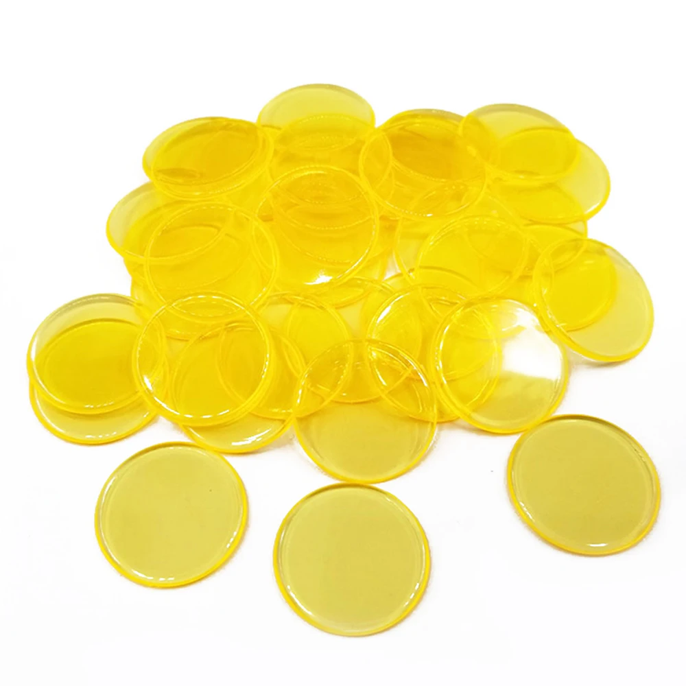 Suministros para el aula, moneda de plástico, disco Multicolor para juego de Bingo, juguetes educativos de 15mm, juguetes de aprendizaje de matemáticas Montessori, Chip de Bingo