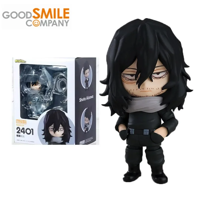 ของเล่นตุ๊กตาขยับแขนขาได้ GSC รอยยิ้มที่ดีต้นฉบับ Nendoroid My HERO Academia Academia Aizawa shouta 2401ของเล่นสำหรับเด็กหญิงเด็กชายของขวัญ