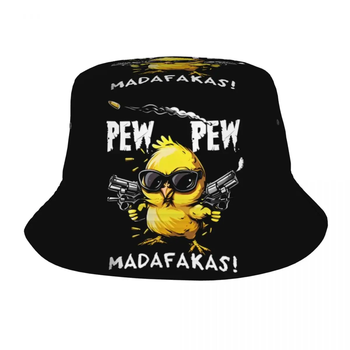 

Жаркое лето, головные уборы Pew Pew, желтая утка, аксессуары, панама, женские шляпы от солнца, мем, мультяшная шляпа Ispoti, легкая рыбацкая шляпа