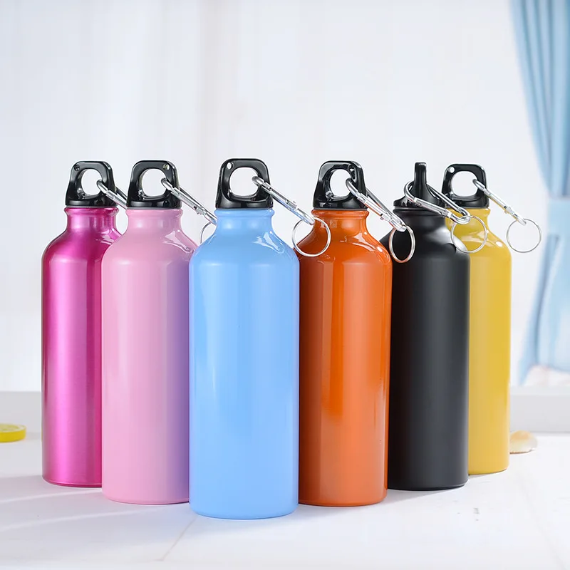 Outdoor Alloy Water Bottle 500ml Single Layer Camping Portable Picnic Sports Kettle