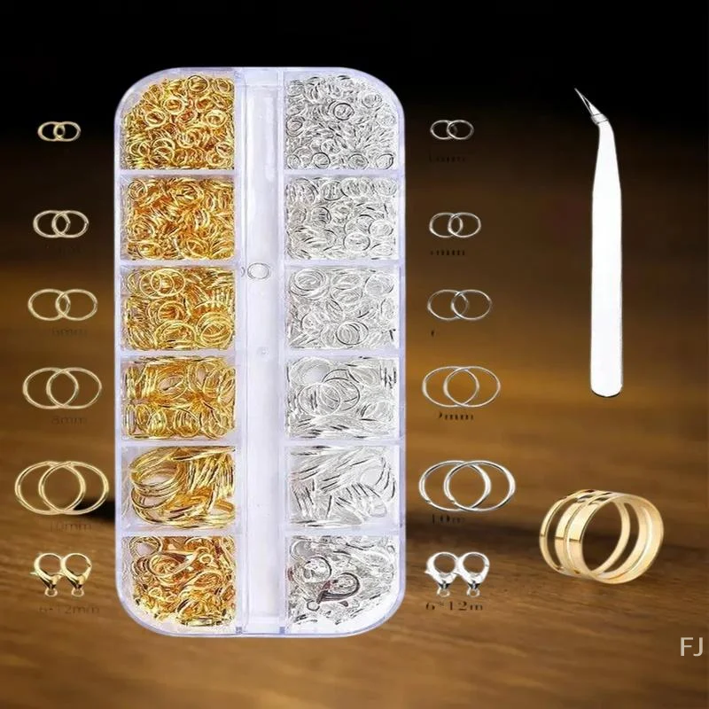 

[YU]1Set Multiple Single Loop Lobster Clasp Accessories Material Box Handmade Diy Jewelry Accessories