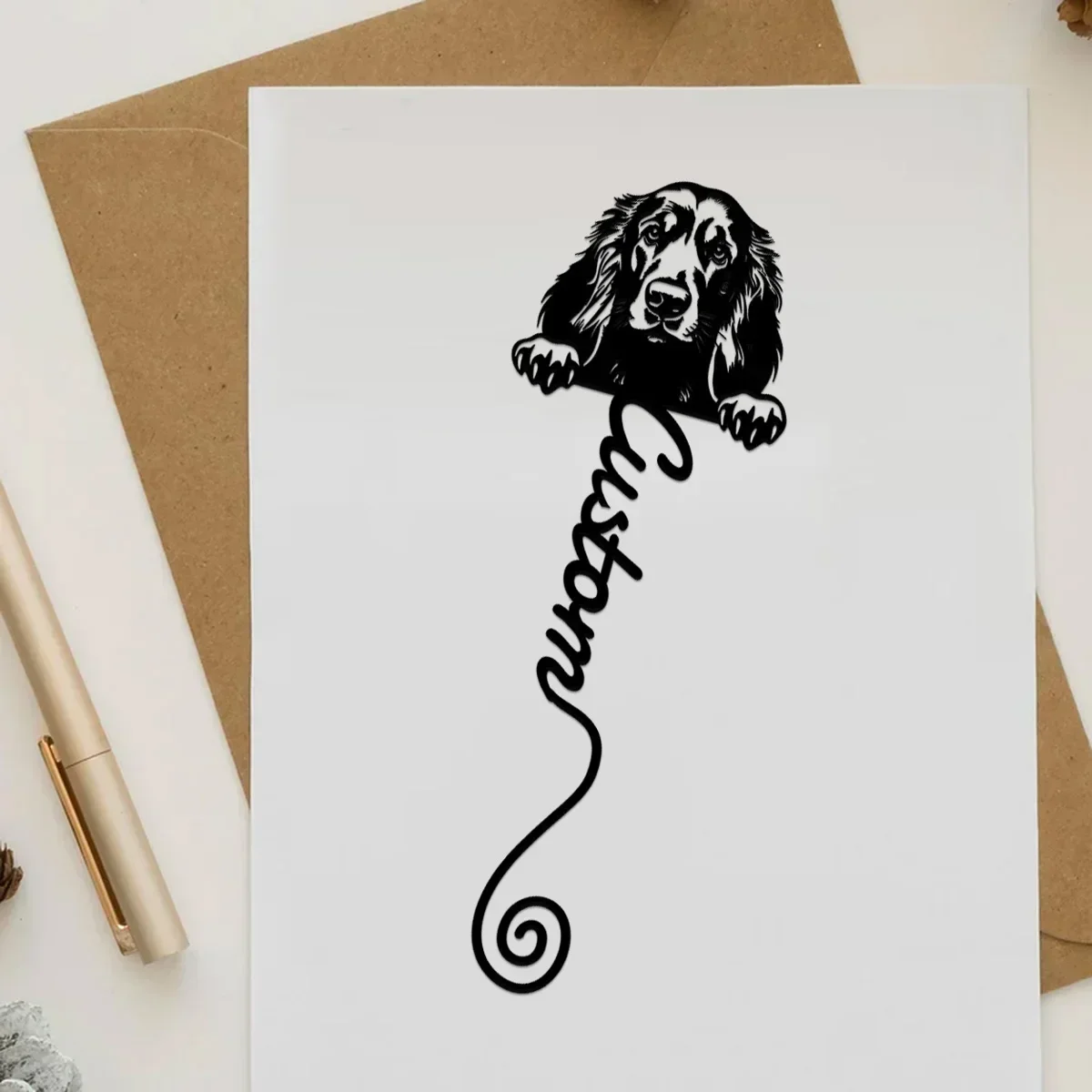 Dog-loving Bookworms, This One's for You! Our Custom Bloodhound Bookmark, A Unique Back-to-school Gift, Adds Charm To Reading.