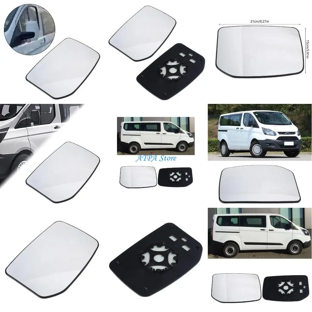 

U13C Front Door Wing Mirror Glass Car Side Wing Mirror Glass for Transit MK6 MK7