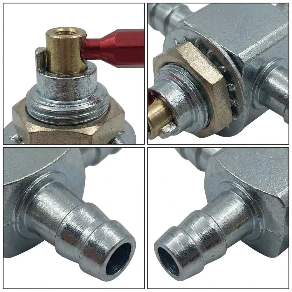 For Lawn Care Maintenance 3-way Fuel Petcock Efficient Fuel Flow Control Valve Fuel Valve Metal And Pvc Construction