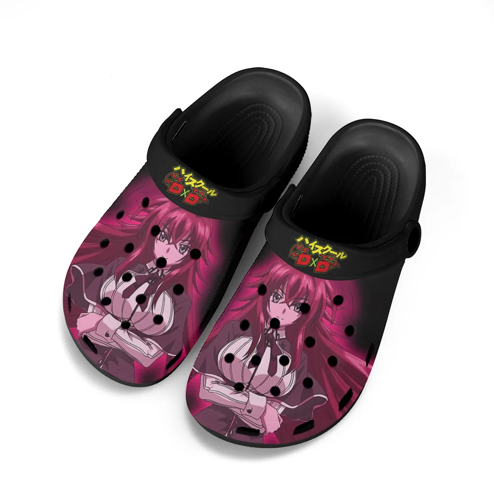 Anime High School DxD Home Clogs Custom Water Shoes Mens Womens Teenager Shoes Clog Breathable Beach Hole Slippers