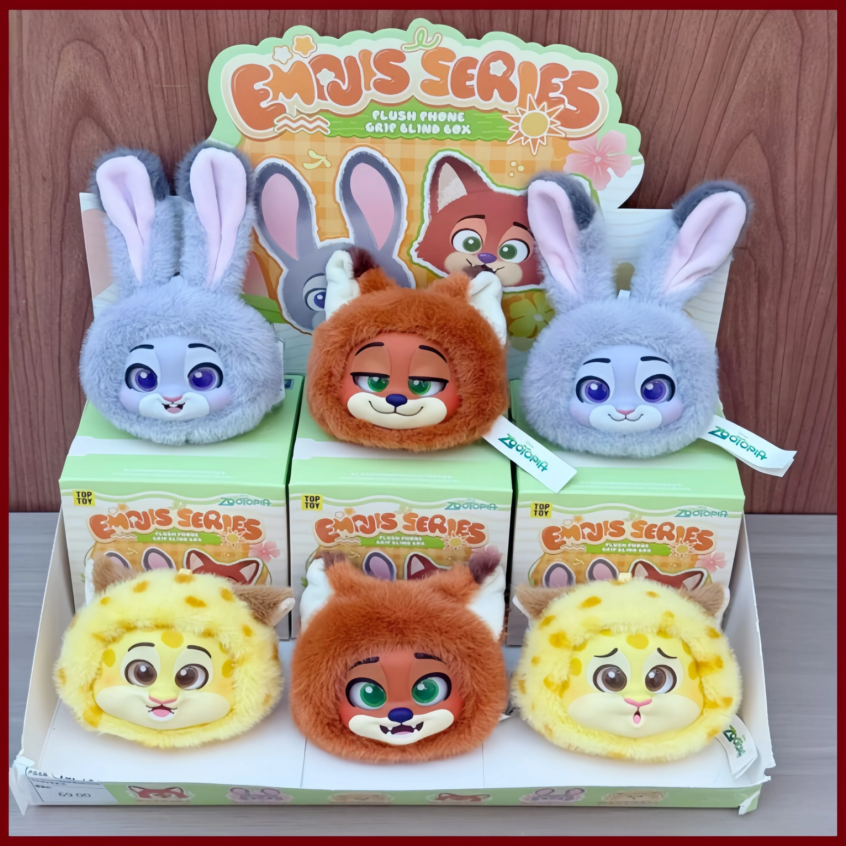 

В наличии, оригинальная серия Zootopia Emoji, задняя ручка для телефона, глухая коробка, Джудит Ник, подарок на день рождения, орнамент, подвеска, игрушки, куклы, подарки