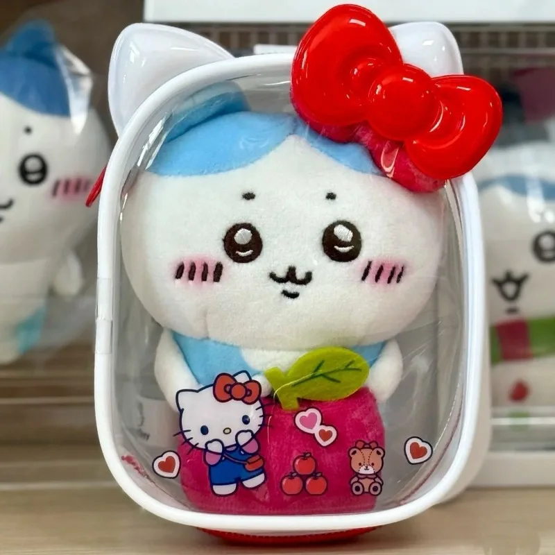 

MINISO Wawabao Display Package Cute Kawaii Hello Kitty Kuromi My Melody Cinnamoroll PVC Storage Bag Doll Be Dust-proof Lovable
