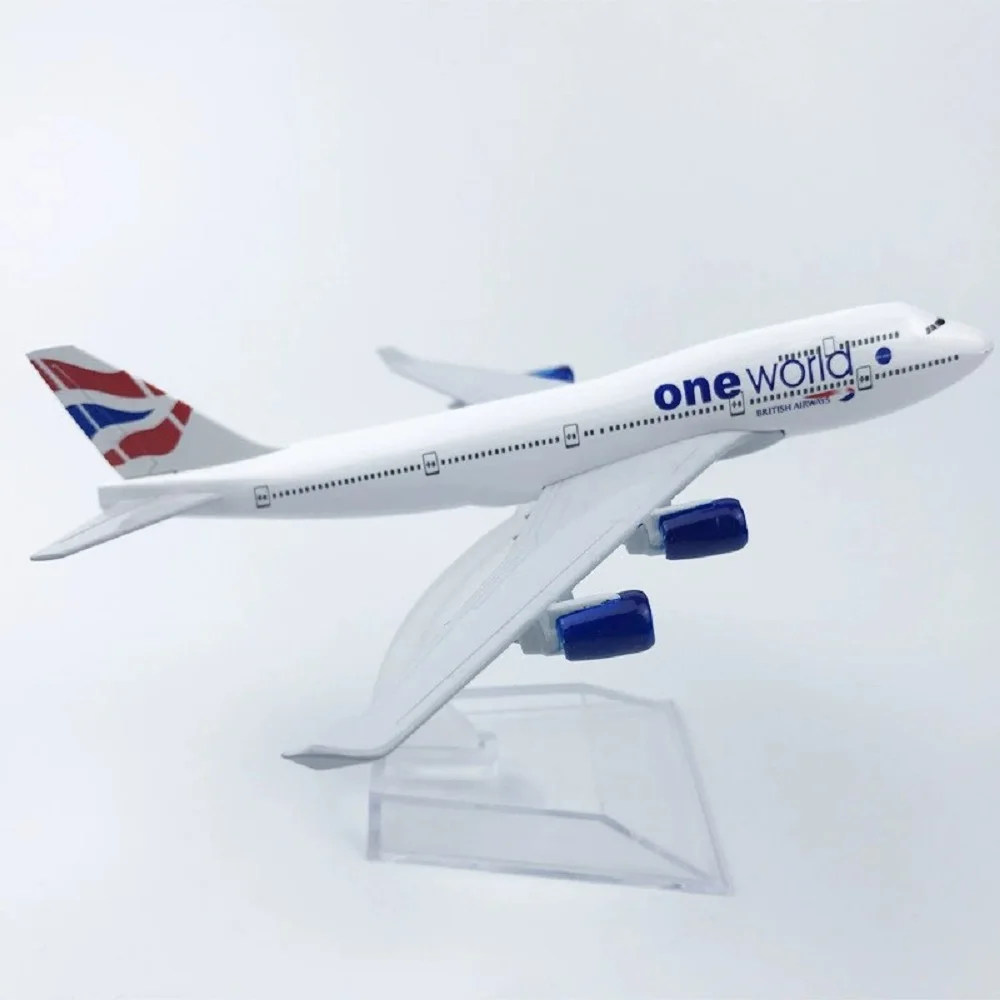 

B-747 Самолет 16 СМ Металлическая шкала Самолет Британские ВВС Модель Самолета B747 Модель Самолета из сплава Коллекция Дисплей