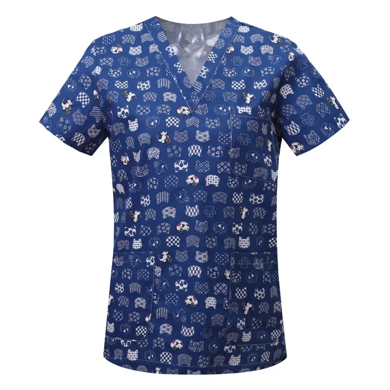 Uniforme médico de algodón puro para laboratorio médico, ropa de belleza delgada, Tops de moda para farmacéutico, dentista, enfermera veterinaria, Spa, nuevo