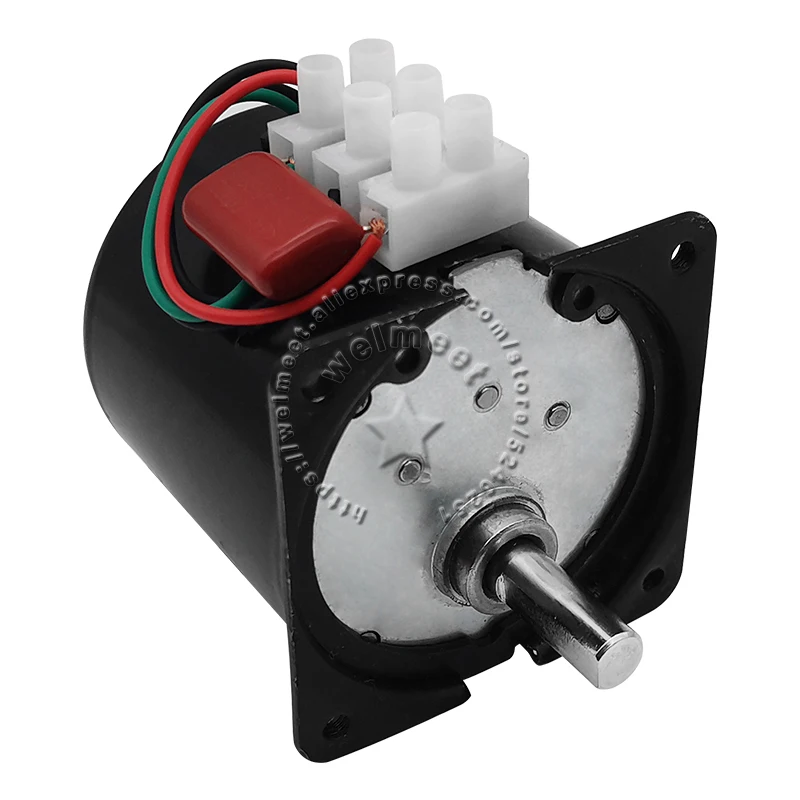 

1Pcs AC110 220V 2.5-110rpm 14W 60KTYZ Synchronou​s Motor Metal Gear Speed Reduction Gearbox Large Torque Motor #2