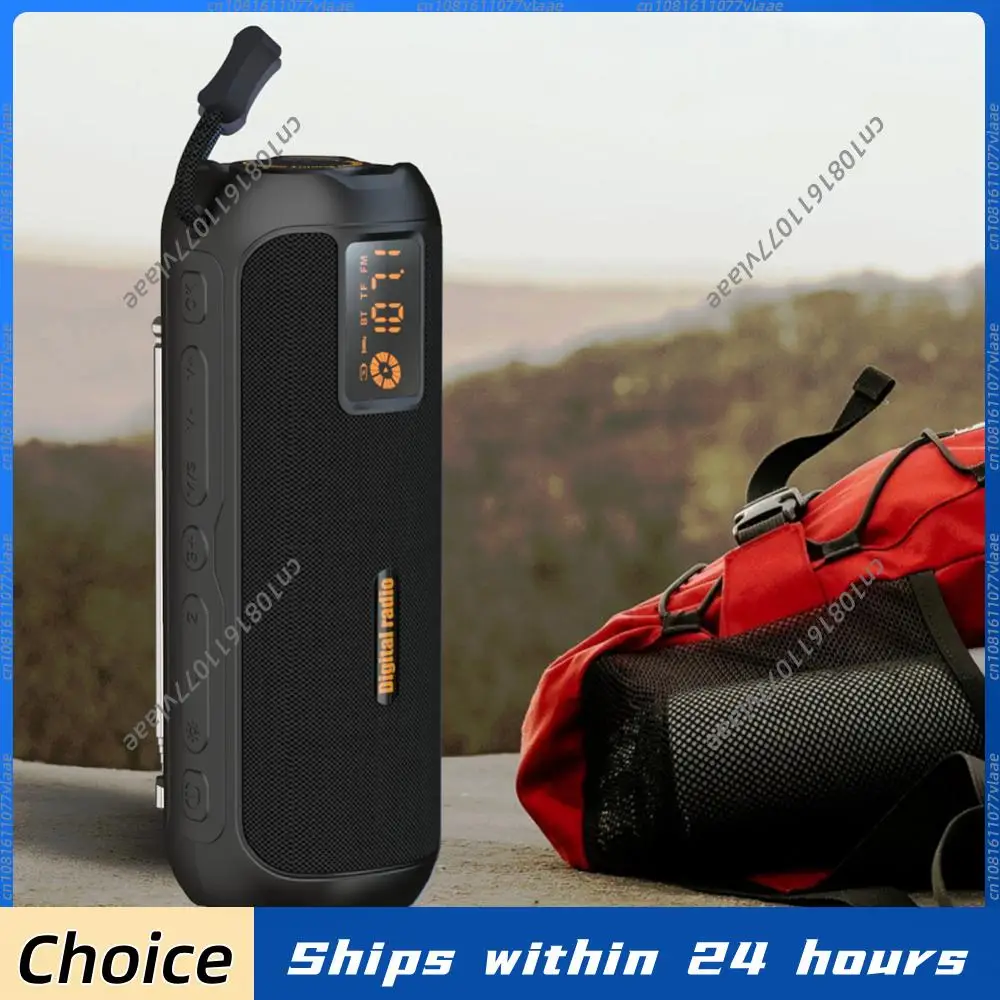 

Портативная Bluetooth-колонка с AM/FM-радио и слотом для карты памяти, перезаряжаемая, с цифровым дисплеем, 10 Вт, для дома, кухни, улицы