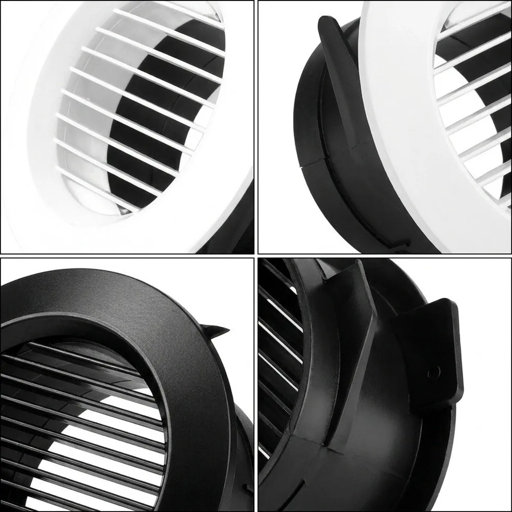 Hvac Wall Grille 5 Inch Ceiling Grille Secure Side Latches Abs Plastic Construction Washable Nylon Mesh For Home Air Quality