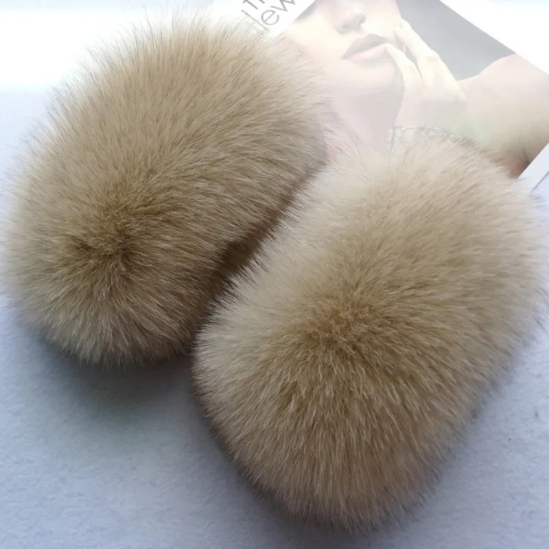 Real Fox Fur Cuffs Women Wrist Keep Warm Arm Warmers Warmer Sleeve Female Jacket Fur Cuff Fluffy Fur Cuff  Ladies Warm Arm Cuff