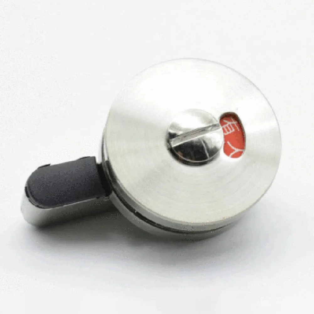 Indicator Door Lock Bathroom Toilet WC Indicator Privacy Dead Bolt Door Lock With Turn Knob Vacant Engaged Door Lock Satin Nicke