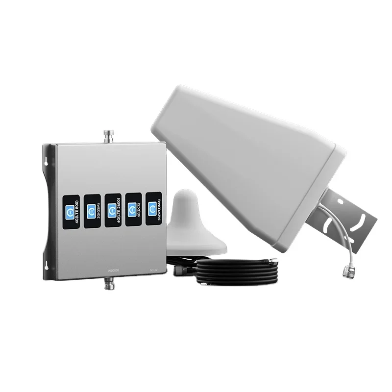 

Amplificador de senal movil de five band b20 800 900 1800 2100 2600 cell mobile signal booster de senal movil repeater 2600mhz