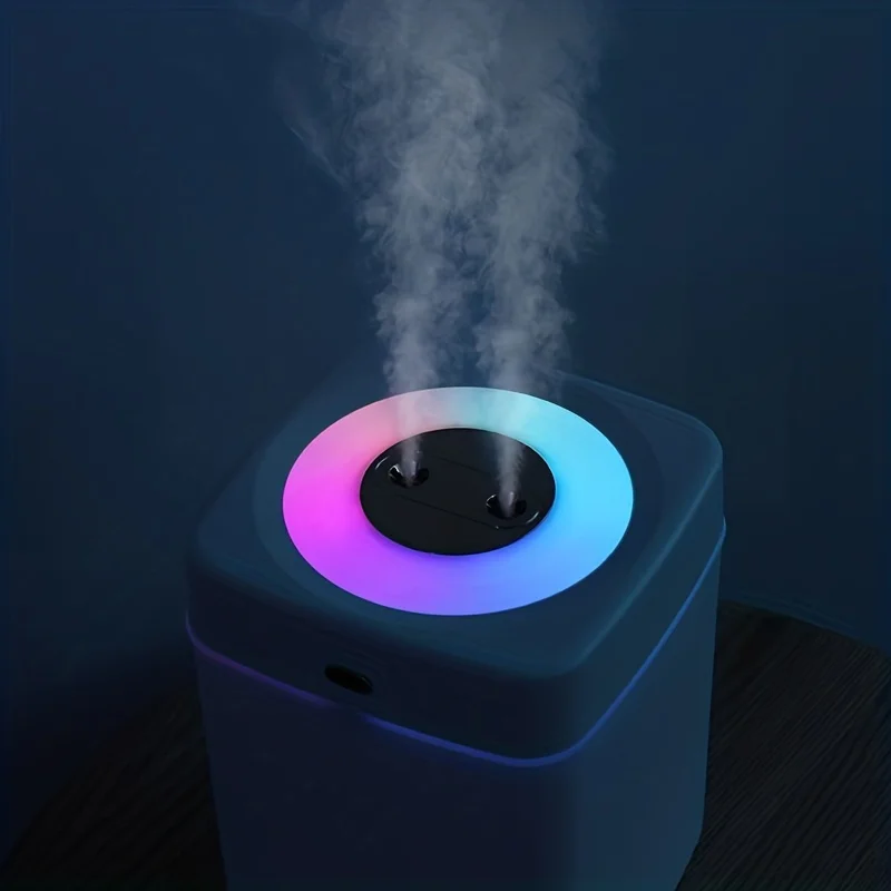 1 unidad, humidificador de aire de 101,44 oz, difusor ultrasónico de doble chorro de gran capacidad, humidificador de aire USB para uso en oficina, carcasa para estudiantes, C