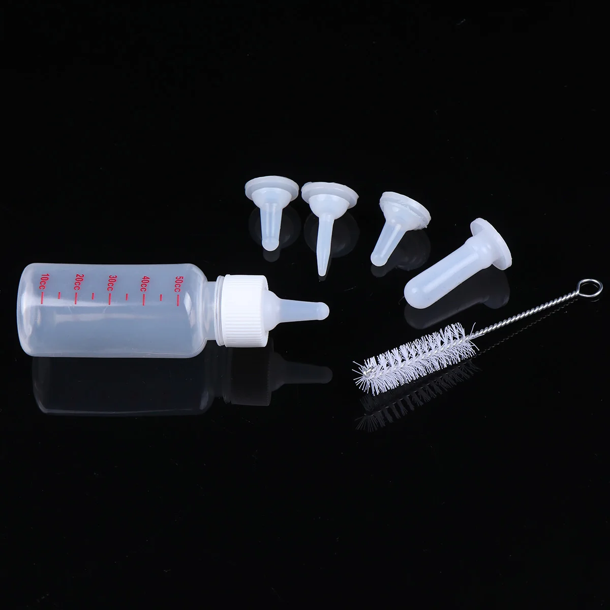

Pet Feeding Bottle Set 3 Styles Replacement Mouth 0 7cm 0 3cm 1 2cm Silicone PP Material Milk Nursing Dog Cat Rabbit Portable