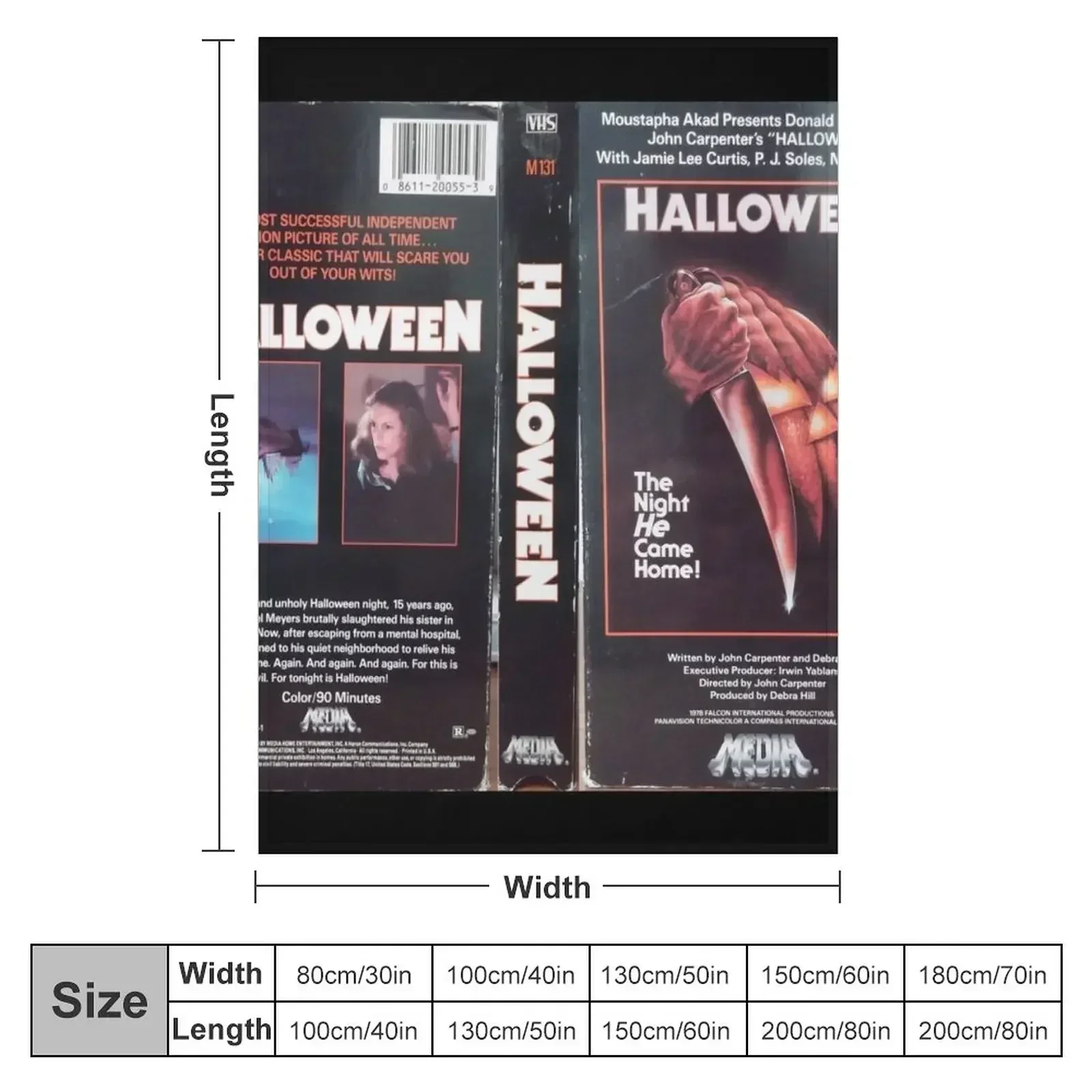 Horror VHS Cover Art Throw Blanket for babies cosplay anime Soft Beds Polar Blankets