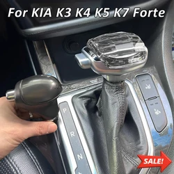 Alloy Auto Crystal Shift Knob Gear Stick Handle Lever Head For Kia K3 K4 K5 Optima Forte Koup Sportage Cerato Morning Interior