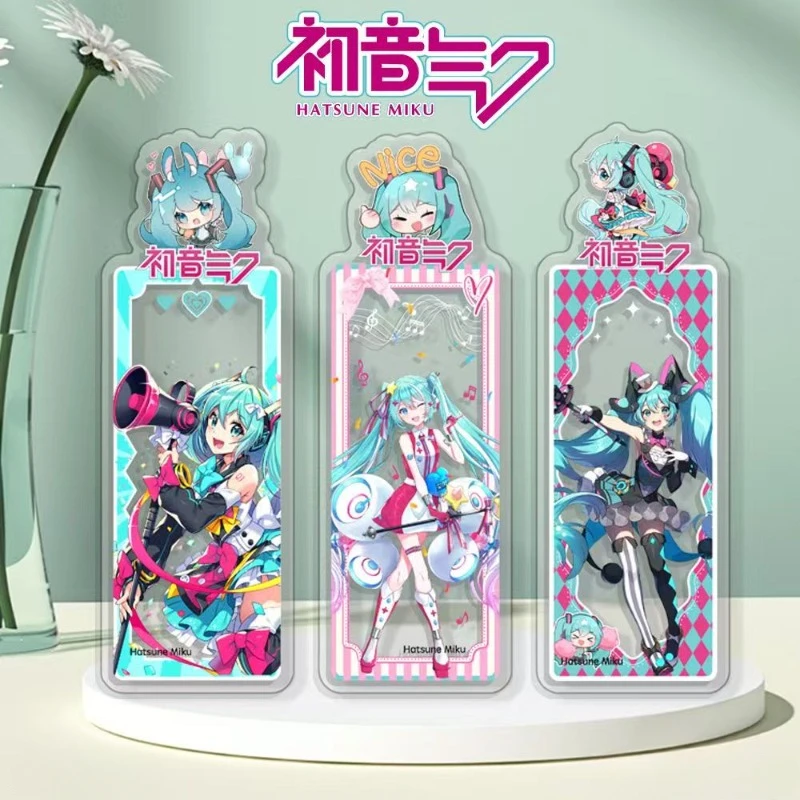 Hatsune Miku MIKU anime peripherals acrylic bookmark creative stationery two-dimensional cartoon cute collection bookcase gift