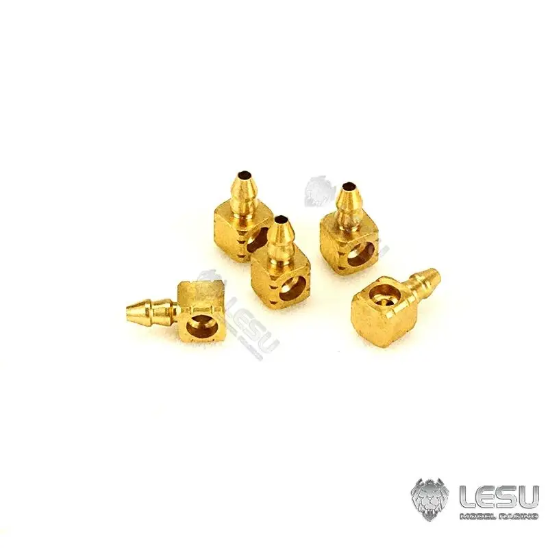 LESU 1/14 construction machinery hydraulic components Y-1539 copper pipe welding fittings are suitable for outer 3 inner 2