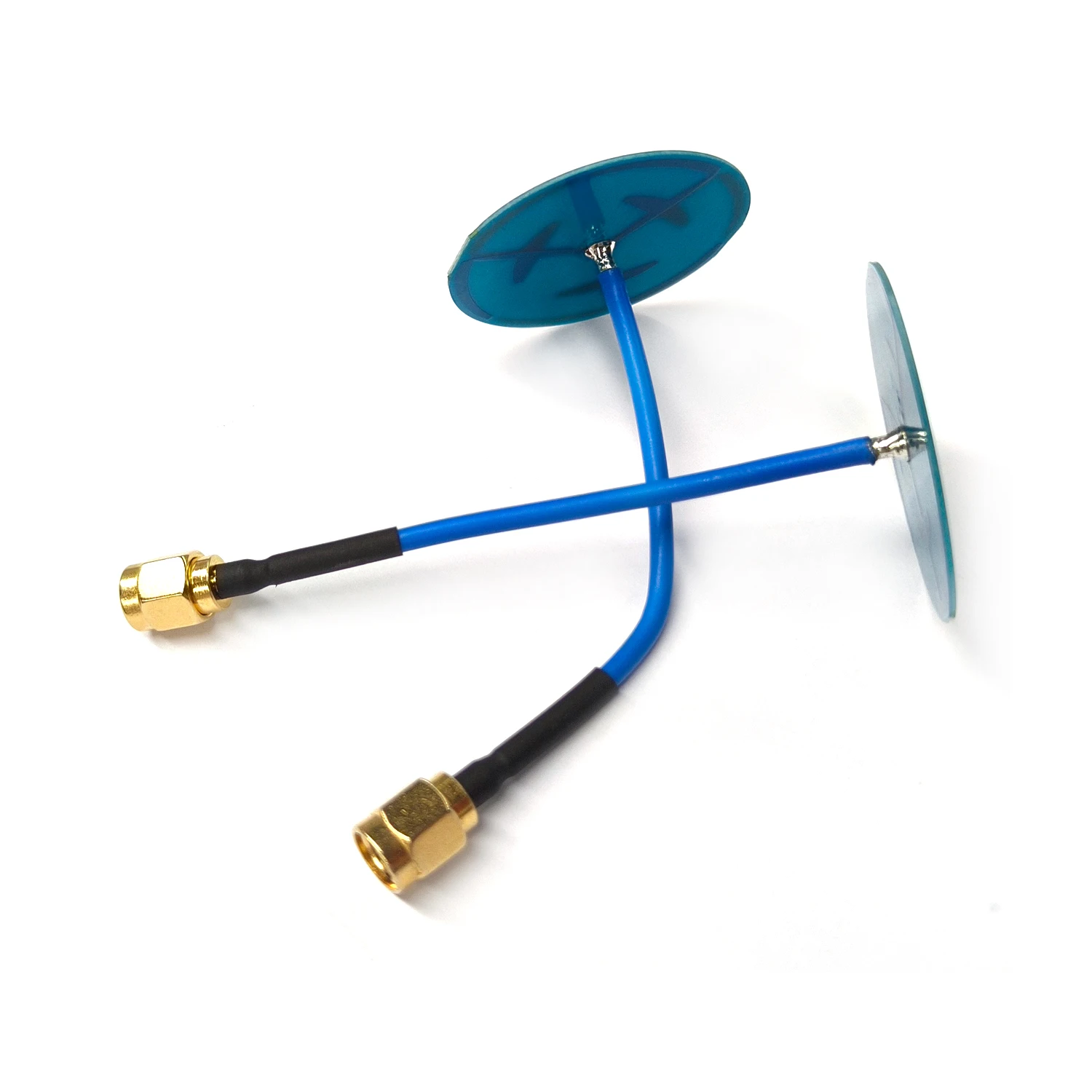 WIFI 2.4GHz 5.8GHz FPV Dual Band Antenna Bendable RG405 Coaxial Cable SMA Connector view 4